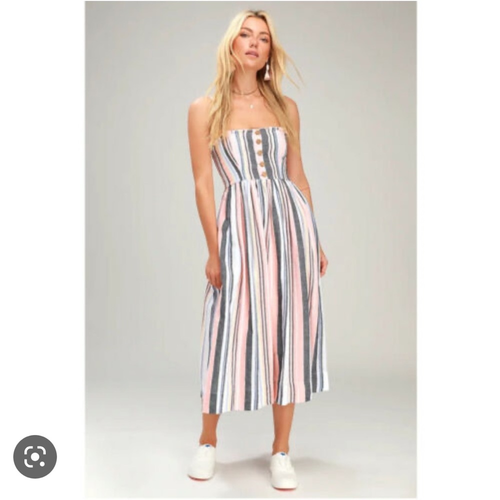 Free People Lilah Strapless Midi